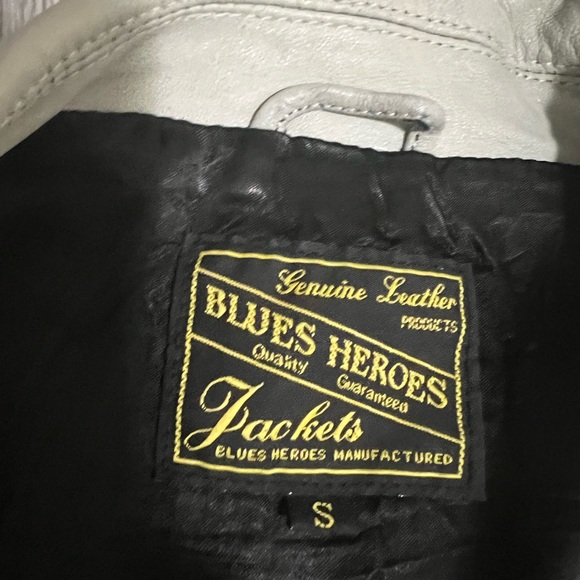 Genuine Leather jacket -japanese brand 'Blue Heroes' - Picture 2 of 4